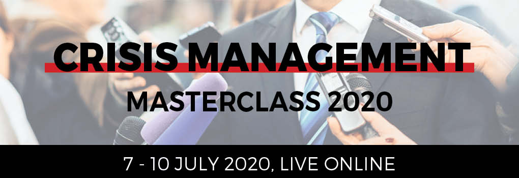Crisis Management Masterclass 2020 July